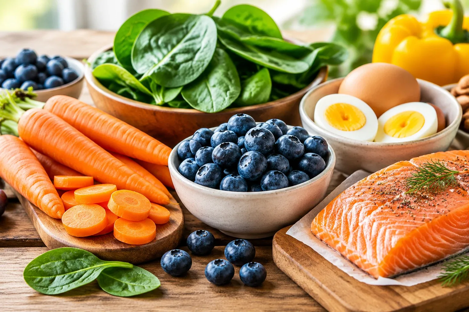 رابطه تغذیه و بینایی کودکان؛ بهترین ویتامین‌ها و خوراکی‌ها برای سلامت چشم