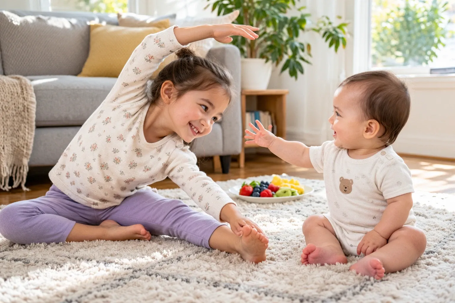 ورزش و گوارش کودک؛ فواید حرکت و تمرین‌های مناسب برای نوزاد