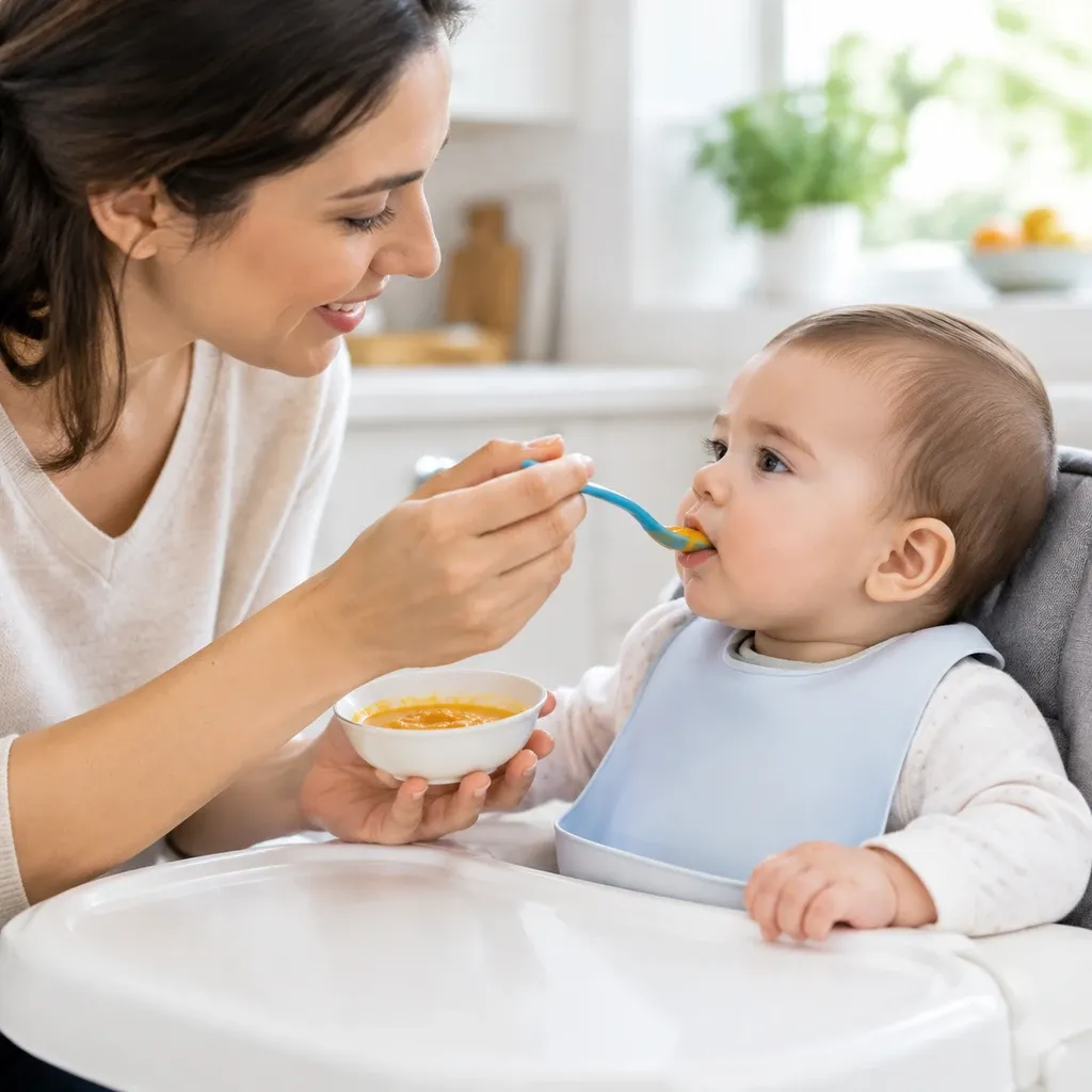 شروع تغذیه تکمیلی کودک؛ از ۶ ماهگی چه غذاهایی به نوزاد بدهیم؟