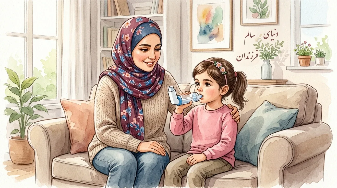 آسم کودکان چیست؟ علائم، درمان و اقدامات هنگام حمله آسم